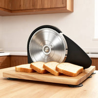 Uniform Slices Manual Bread Cutter Easy to Clean Adjustable Toast Cutter Space-Saving for Home Bakers