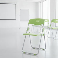 Metal Folding Chair Space-Saving Folding Chair Portable Chairs for Businesses, Students, Office, Classroom, Meeting Room