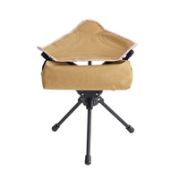 Foldable Outdoor Folding Stool Collapsible Camping Stool Compact Portable Seat Lightweight for Campers, Anglers, Hikers, Fishing