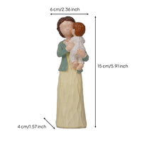 Intricately Crafted Romantic Couple Statue Detailed Craftsmanship Romantic Couple Figurine Unique Design Hand-Painted Resin Figurine Long-Lasting for Couples, Families, Dog Lovers, Living Room, Bedroom, Shelf, Office Desk