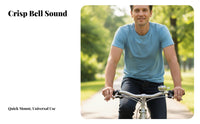 Retro Design Classic Cycle Bell Easy to Install Metal Cycling Bell Long-Lasting Chime for Children, Road Biking, City Commuting