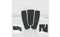 3 Pieces Surfboard Traction Pad Cushioned Surfboard Anti-Slip Mat Deck Grip Mat Cushioning Flexible for Surfers, Paddleboard