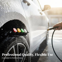 Long-Lasting Construction 1/4 Inch Quick Connect Nozzle Tips Rust and Pressure Washer Nozzle Tip Set for Car Washing