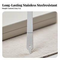 Stainless Steel Nail File Washable Stainless Metal Fingernail File Sturdy Double-Sided Nail for Women, Adults, Mobile, Travel, Pedicure