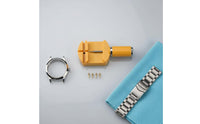 Watch Repair Tool Set Multi-Functional Timepiece Connector Remover Kit Adjustable Base for DIY Enthusiasts