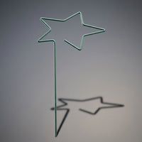 Indoor Plants and Plant Supports for Outdoor Plants, Metal Plant Support for Monstera Plant, Square Plant Sticks Support Stakes, 40cm Iron Art