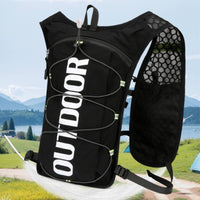 Lightweight Running Vest Breathable Backpack with Adjustable Straps Slim Hydration Pack Snug Fit for Runners, Cyclists, Hikers, Cycling, Outdoor Training