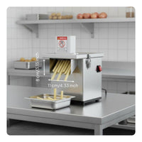 Multi-Functional Multifunctional Vegetable Cutter Stainless Steel Multifunctional Vegetable Cutter Single-Button Operation Commercial Food Dicer Heavy Duty for Restaurants, Caterers, Chefs, Cafeteria