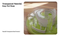 Cat Slow Feeder Bowl Mental Stimulation Interactive Cat Brain-Teaser Feeder