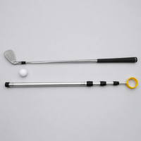 Long Reach Retriever, Aluminium Picker for Driving Range, Telescopic Water Hazard Tool, Back Saver for Golfers
