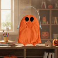 Ghost Treat Bag Cute Halloween Candy Bag Tote Reusable Spooky for Children, Trick-or-Treating