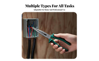 Slender Nose Pliers Industrial Grade Diagonal Cutting Pliers High Hardness Side Cutting Tools for Electricians, Men, Maintenance and Repair, Workshop