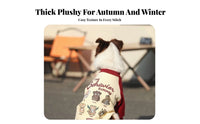 Large Dog Sweater Thickened Fleece Dog Pullover Warm Turtleneck Pet Sweatshirt for Medium Dogs, Cold Weather, Holidays, Daily Wear