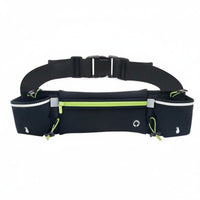 Waterproof Water Bottle Belt Bag Hands Free Hydration Belt Phone Pocket Running Waist Pack Adjustable Strap for Jogging