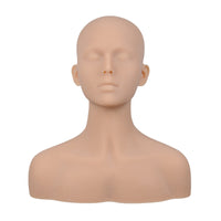 PVC Mannequin Head with Silicone Massage Surface for Beauty Salon Training