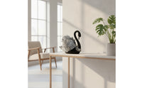 Swan Storage Ornament Decorative Swan Statue with Tray Carved for Entryway, Living Room