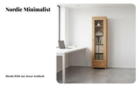 Nordic design personalizedizable Shelving System Minimalist Aesthetic shelving unit Large Capacity shelving unit Easy to Clean for Book Lovers, Interior Design aficionados, Homeowners, Study Room, Bedroom, Entryway