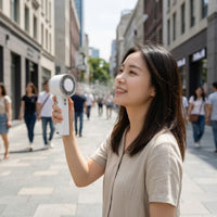 Handheld Misting Fan Compact Handheld Fan with Water Spray Personal for Travelers, Commuters, Outdoor, Travel, Office