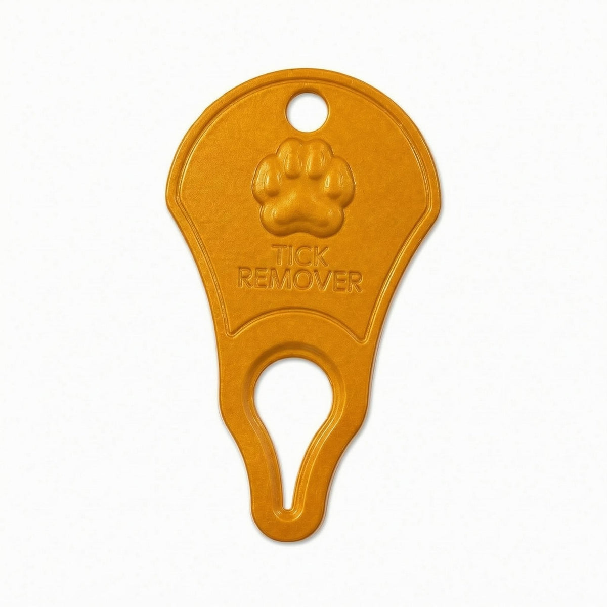 Glossy Tick Remover Pendant Embossed Pet Tick Remover Pendant Raised Text Collar Pendant Teardrop-Shaped
