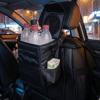 Car Trash Can with Lid Leakproof Car Trash Bin Waterproof for Journeyers, Commuters, Daily Commute