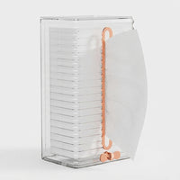 Bedroom and Sink Organizer Box with Wall Mounted Design for Students, Acrylic Rectangular Tissue Holders for Home Use