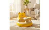 Compact Inflatable Baby Sitting Chair Lightweight Inflatable Baby Chair Portable Cushioned for Toddlers