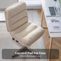 360-Degree rotate Reclining Task Chair with Footrest Height Adjustable Office Furniture Ergonomic Design assist for Students, distant Workers, enthusiasts, Study, Bedroom, Gaming Room
