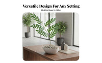 Faux Locust Leaf Branch Lifelike Appearance Artificial Acacia Leaf Stem Realistic Look Long Stem Decorative Branch for Homeowners, Living Room, Office