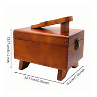 Shoe Care Box Hinged Shoe Care Kit Rectangular Kit for Closet
