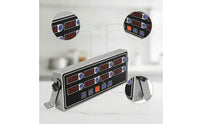 LED Multi-Channel Kitchen Timer Industrial Commercial Kitchen Timer Sturdy Precision for Chefs, Cooks