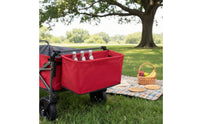 Folding Wagon Cart Storage Bag Heavy-Duty Wagon Storage Bag Compact Cart Organizer for Families, Camping, Outdoor Events