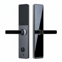 Biometr Contactless Card Ident When Ier Door Lock Multiple Methods Biometr Contactless Card Ident When Ier Door Lock with Handle