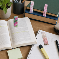 24-Pack Floral Bookmark Set for Reading, Student Rewards, and Stationery Gifts