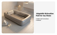 Inflatable Spa Bed Insulated Portable Water Mattress PVC Inflatable Bathtub for Couples, Adults, Home, Beauty Salon