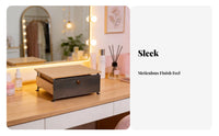 Stackable Drawer Unit Elegant Design Desktop Organizer Removable Drawers