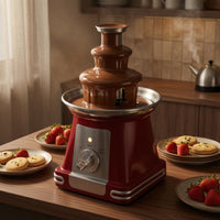 Electric Chocolate Fondue Fountain Machine Compact Party Appliance Detachable
