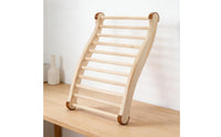 S-Shaped Sauna Backrest Heat Resistant S-Shaped Wooden Backrest Portable Wooden Sauna Chair Back