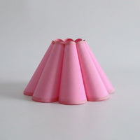 Table Lamp Lampshade with Flower Petal Shape Design for Girls Bedroom, Cloth for Ceiling Light or Bedside Soft Textile Shade