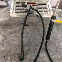 Flexible Tube Steam Wand Cleaning Brush Dense Bristles Steam Wand Descaling Brush Curved Handle
