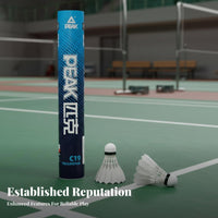 Long-Lasting Goose Feather Shuttlecock Stable Flight Feather Shuttlecock Great Stability for Athletes, Sports Enthusiasts, Outdoor, Exercise
