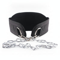 Padded Support Belt Hook-and-Loop Weightlifting Belt Metal D-Rings Sports Gear Reinforced Stitching for Weightlifters, Gym Users