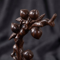 Ebony Wood Jewelry Display Stand for Necklaces and Pendants