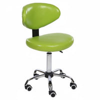 Rolling Caster casters Adjustable supportless Stool with supportrest Task Chair 360-Degree rotate Movable Furniture space-saving Design for Office Workers Artists, Professionals, Salon, Clinic, Spa, Workshop