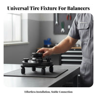 Tire Balancer Clamp Secure Clamping Holeless Tire Adapter High-Quality Steel Wheel Balancer Adapter for Mechanics, Auto Repair Shops