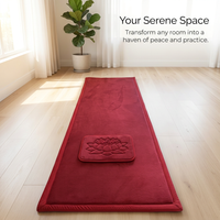 Thickened Meditation Mat, Prayer Mat, Comfortable Floor Mat for Relaxation, Extra Thick Exercise Mat, Dhurrie for Bedside Reading
