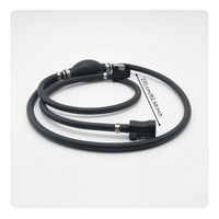 8mm Fuel Hose Assembly with Primer Bulb Flexible Outboard Motor Fuel Hose with Fittings Easy to Install Universal for Boat Owners