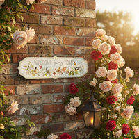 Front Door Welcome Hanger European Style Garden Welcome Sign Ornate Bracket House Decoration for Porch