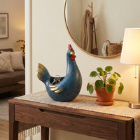 Entryway Catchall Dish Nordic Aesthetic Male Chicken Storage Ornament Housewarming Gift Hen Shaped Trinket Holder for New Homeowners, Living Room