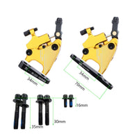 Hydraulic Disc Brake Caliper Aluminum Alloy Disc Brake Mount Adapter Low Profile Mounting Bracket for Bike Building