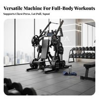 Commercial Gym Machine Separate Arms Single-Sided Chest Press Machine Multi-Function Plate Loaded Strength for Athletes, Bodybuilders